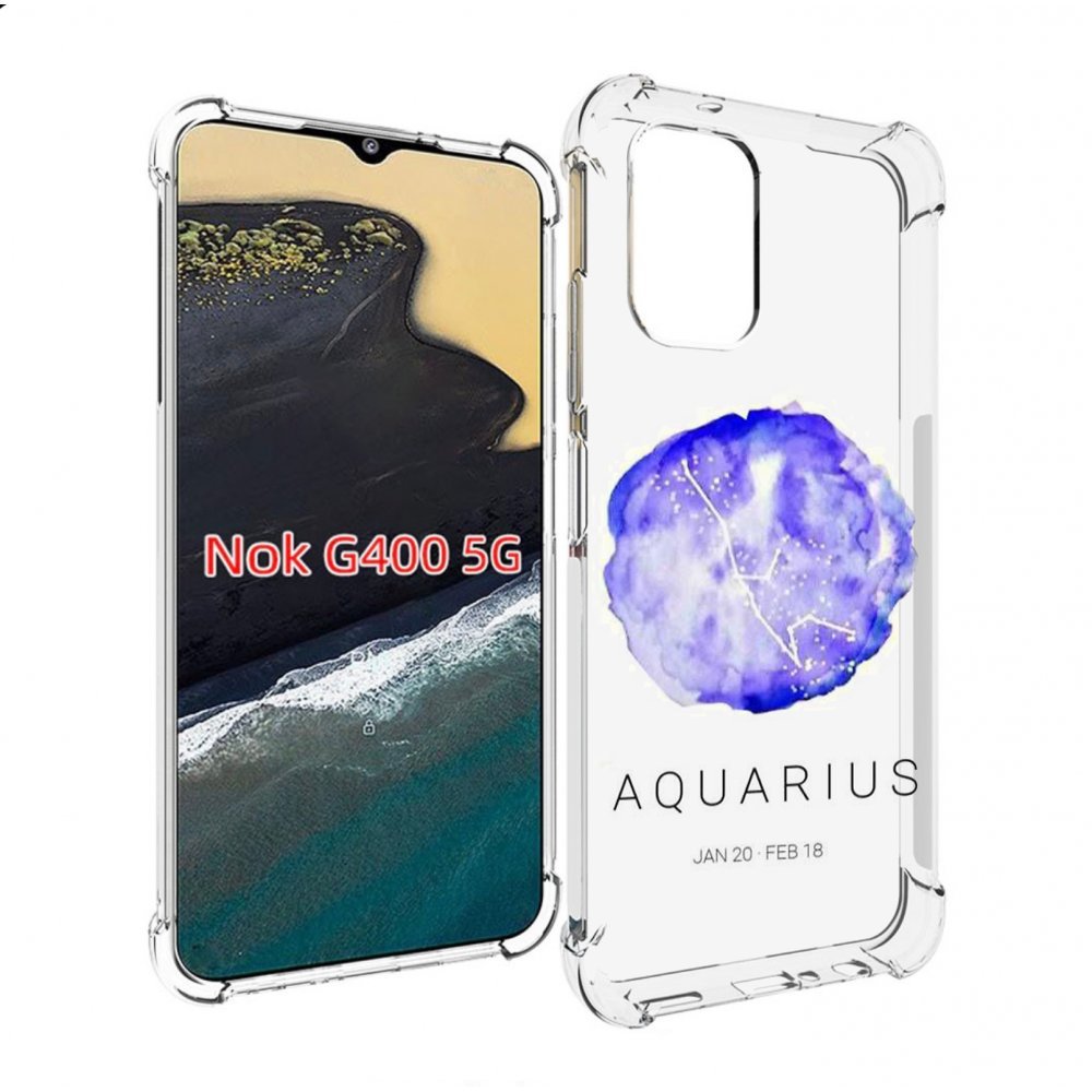 

Чехол MyPads знак зодиака водолеи 5 для Nokia G400 5G, Прозрачный, Tocco
