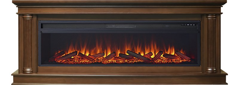 

Каминокомплект Rome 60 - Каштан с очагом Vision 60 LOG LED