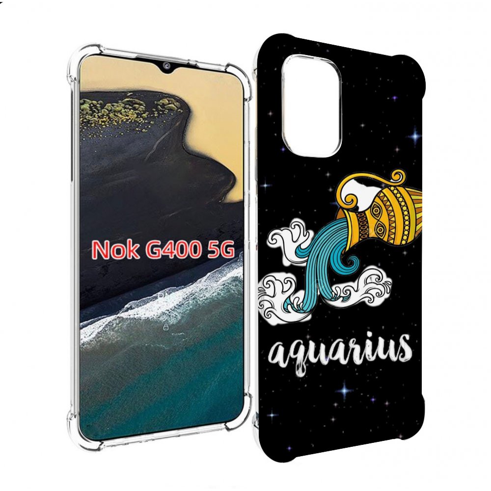 

Чехол MyPads знак зодиака водолеи 2 для Nokia G400 5G, Прозрачный, Tocco