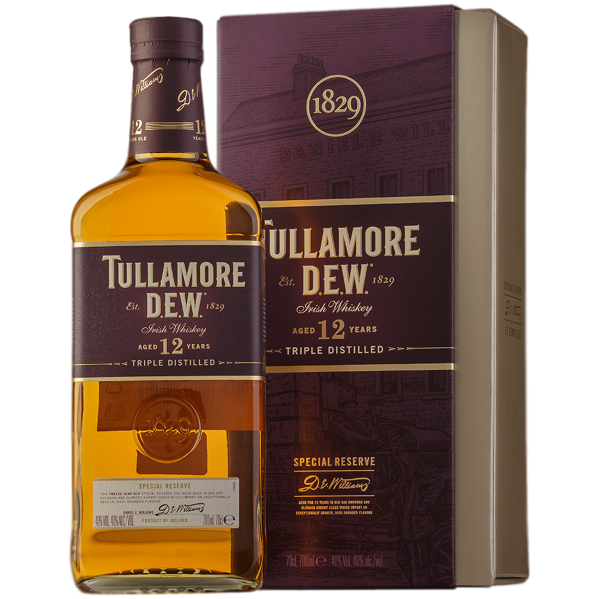 

Виски Tullamore D.E.W. 12 лет 0,7 л в подарочной упаковке
