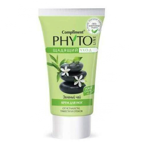 

Крем для ног Compliment Phyto Line Зеленый чай от усталости тяжести и отеков 150 мл
