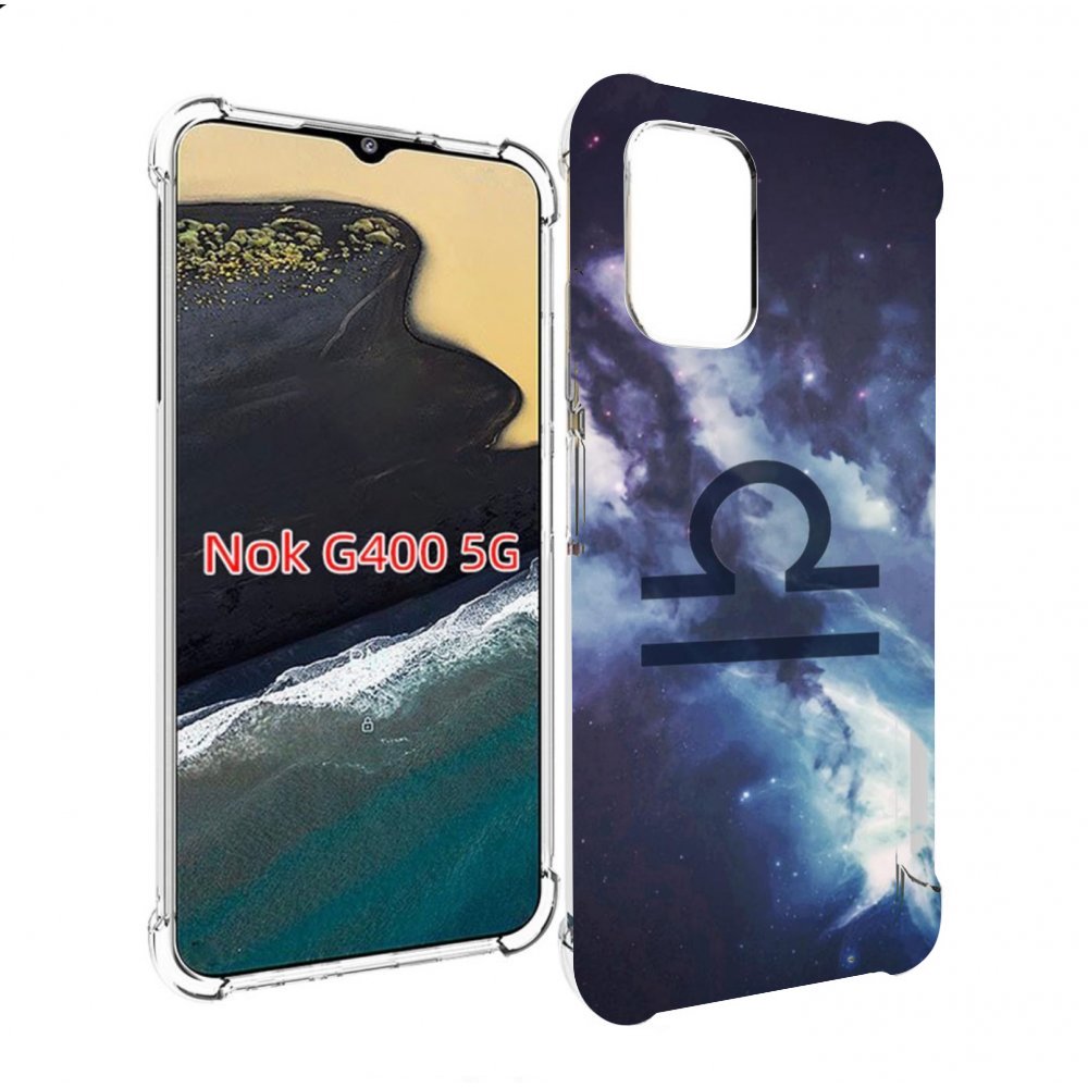 

Чехол MyPads знак зодиака весы 5 для Nokia G400 5G, Прозрачный, Tocco