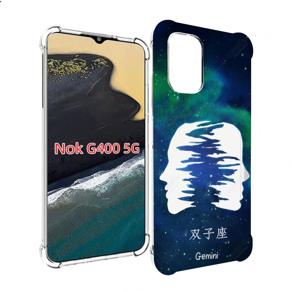 

Чехол MyPads знак зодиака близнецы 6 для Nokia G400 5G, Прозрачный, Tocco