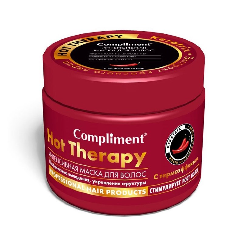 Купить Маска-обертывание Compliment Hot Therapy горячая для поврежденных и ослабленных волос500мл, Тимекс