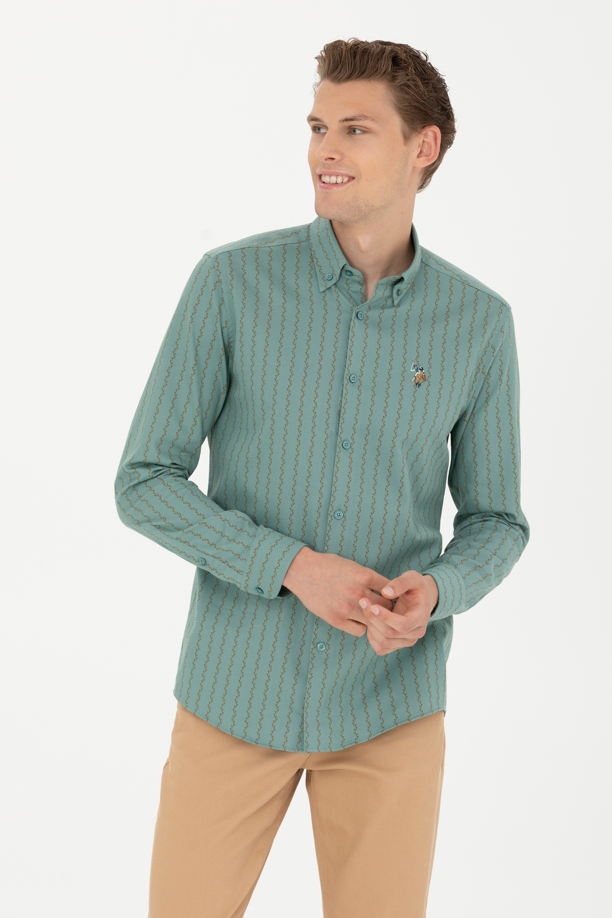 

Рубашка мужская U.S. POLO Assn. G081GL0040ANTREPO бирюзовая M, Бирюзовый, G081GL0040ANTREPO