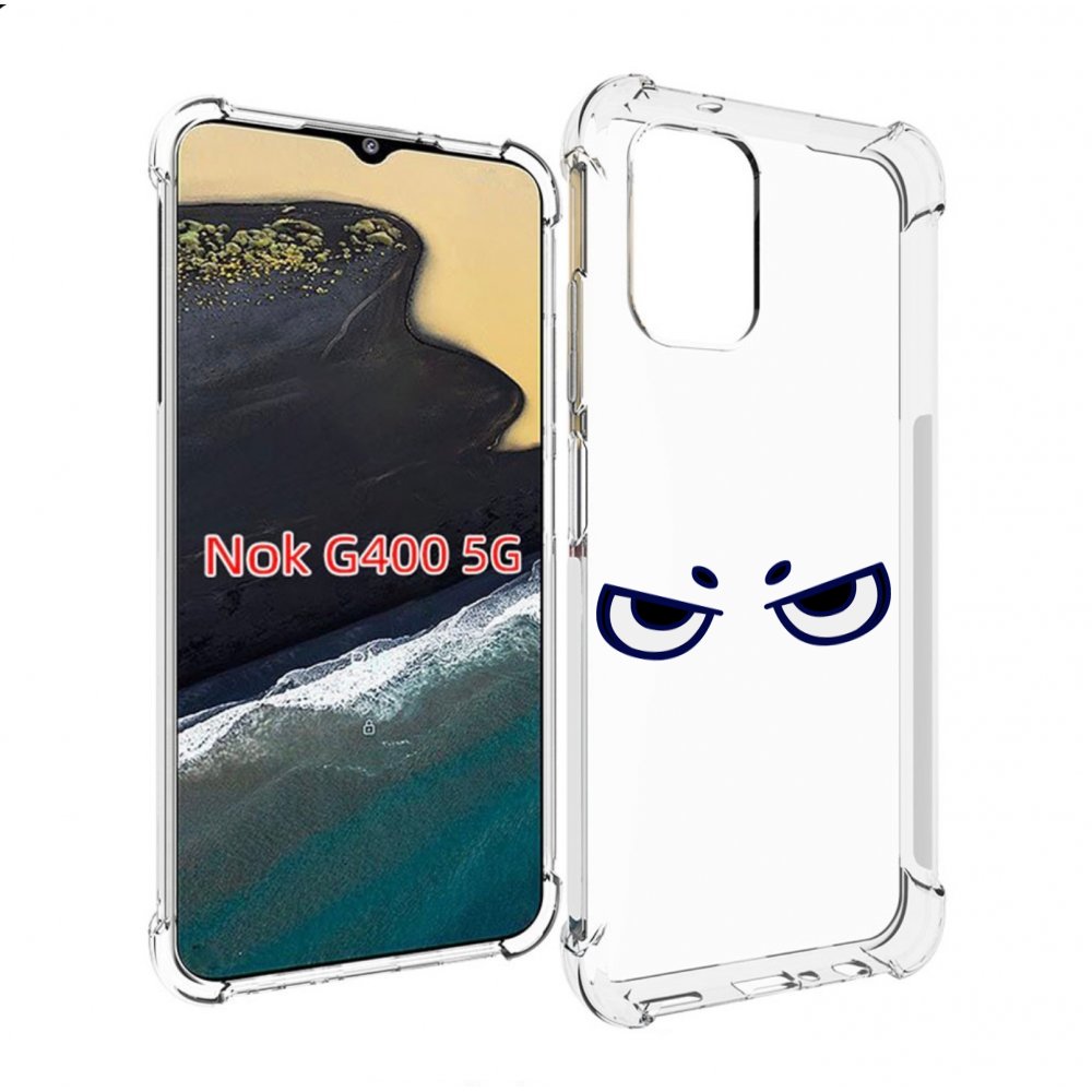 

Чехол MyPads злые-глазки для Nokia G400 5G, Прозрачный, Tocco