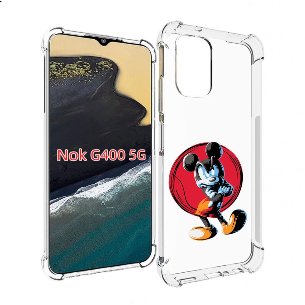 

Чехол MyPads злой-микки для Nokia G400 5G, Прозрачный, Tocco