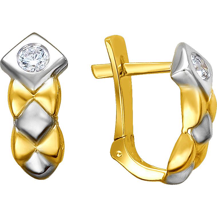 

Серьги женские из золота Эстет 01С1312325Р, фианит, 01С1312325Р