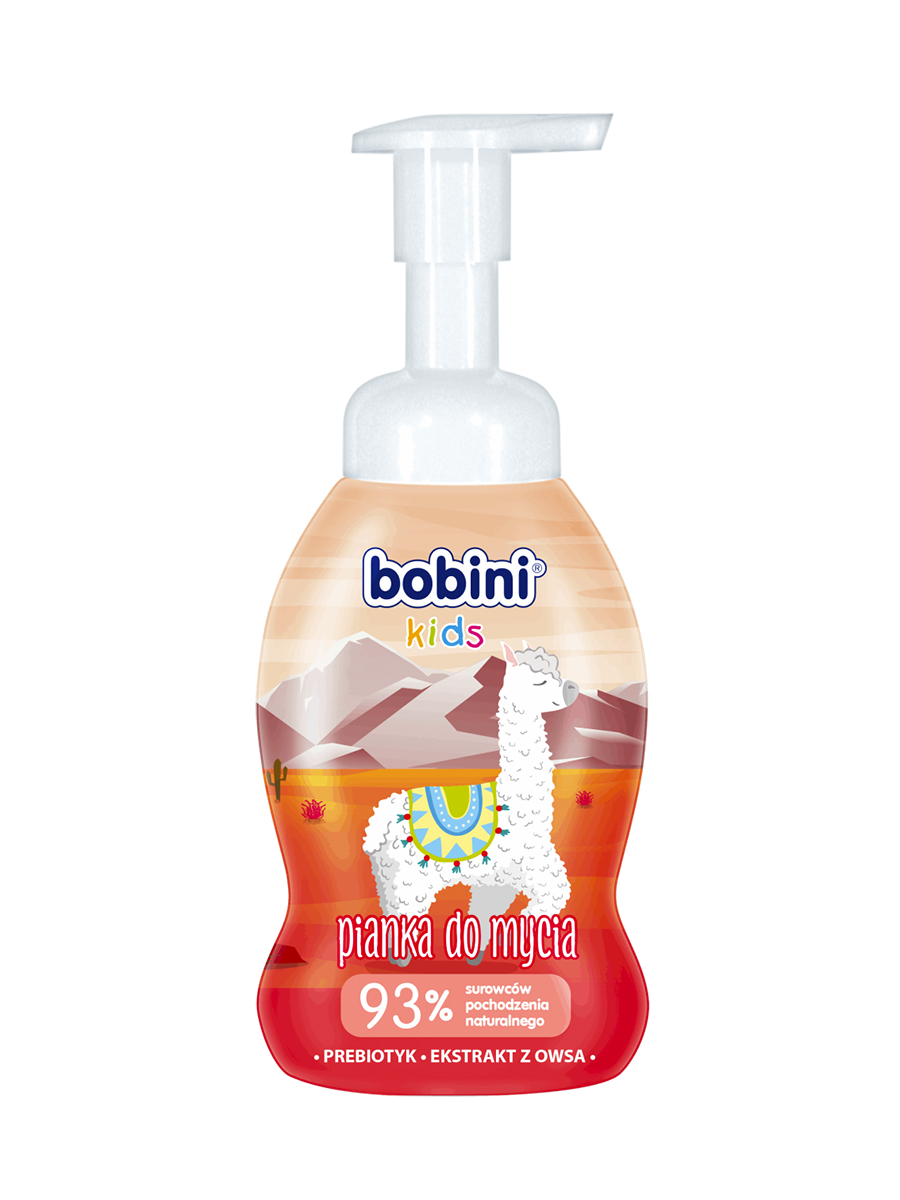 

Пенка для мытья тела, рук и лица BOBINI CLASSIC Лама 1+, 300 мл