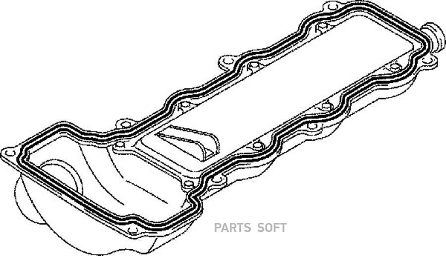 ELRING Крышка ГРМ (с прокладкой)