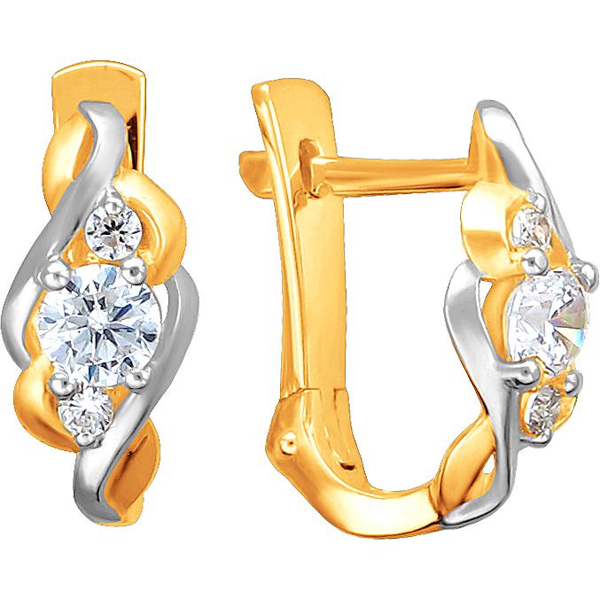 

Серьги женские из золота Эстет 01С1112308Р, фианит, 01С1112308Р