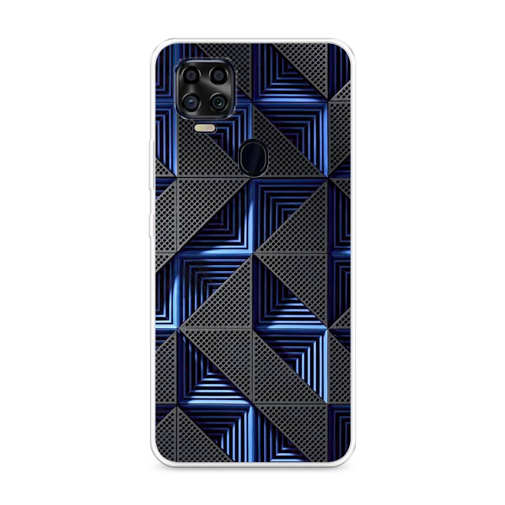 

Чехол на ZTE Blade V2020 "IBM", Серый;синий, 134350-3