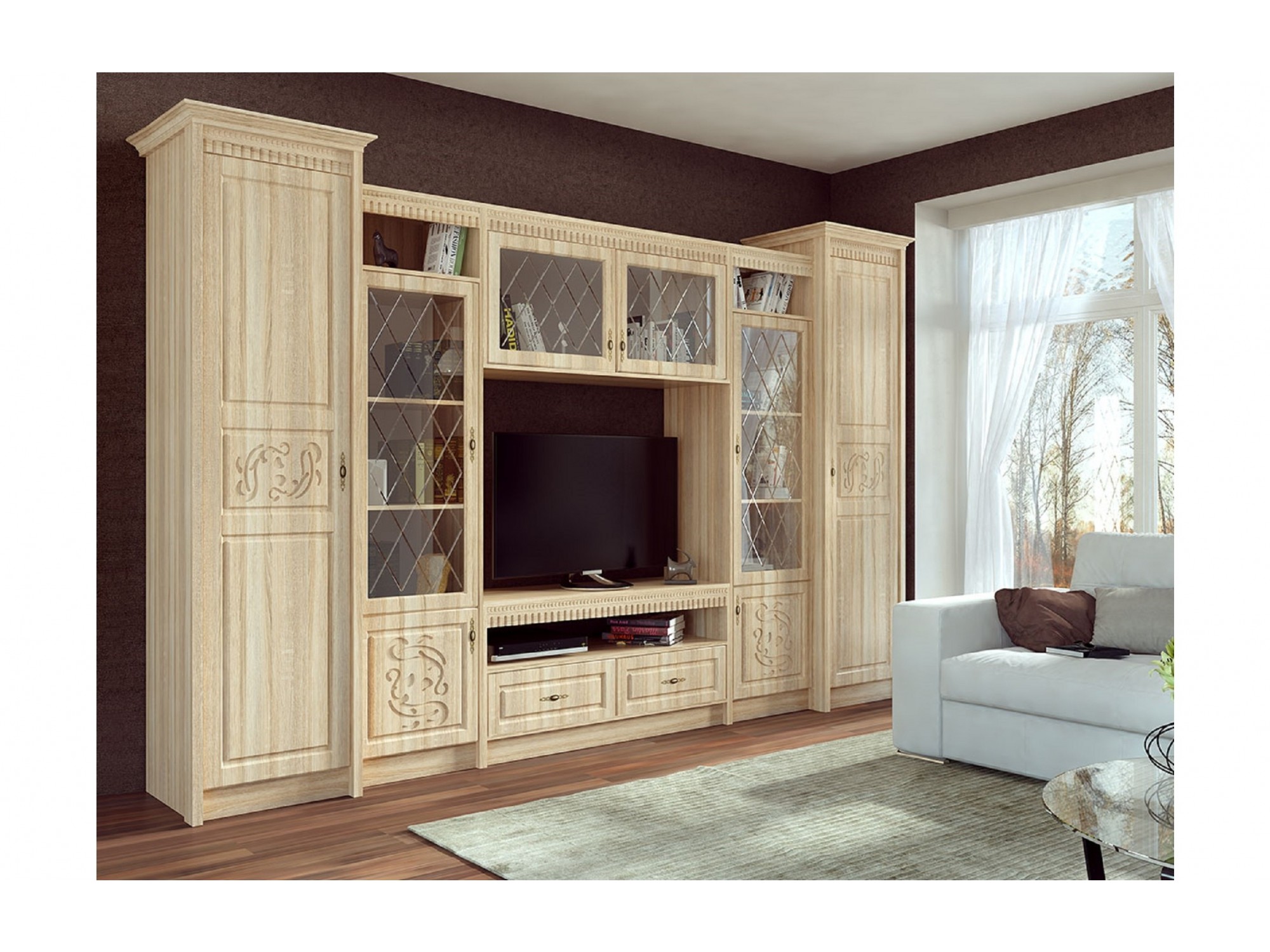 

Модульная гостиная Люси (Дуб Сонома), 1205202002