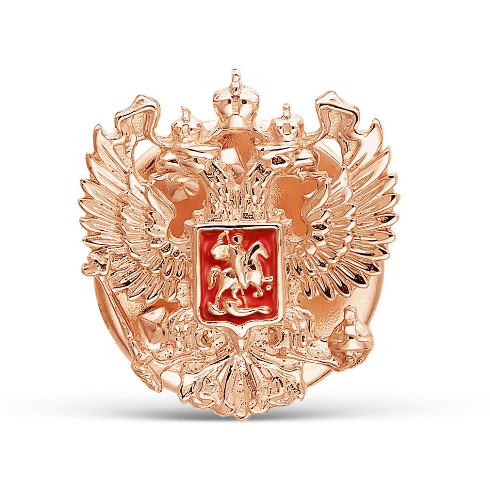 

Золотой значок герб России Красная Пресня В920692