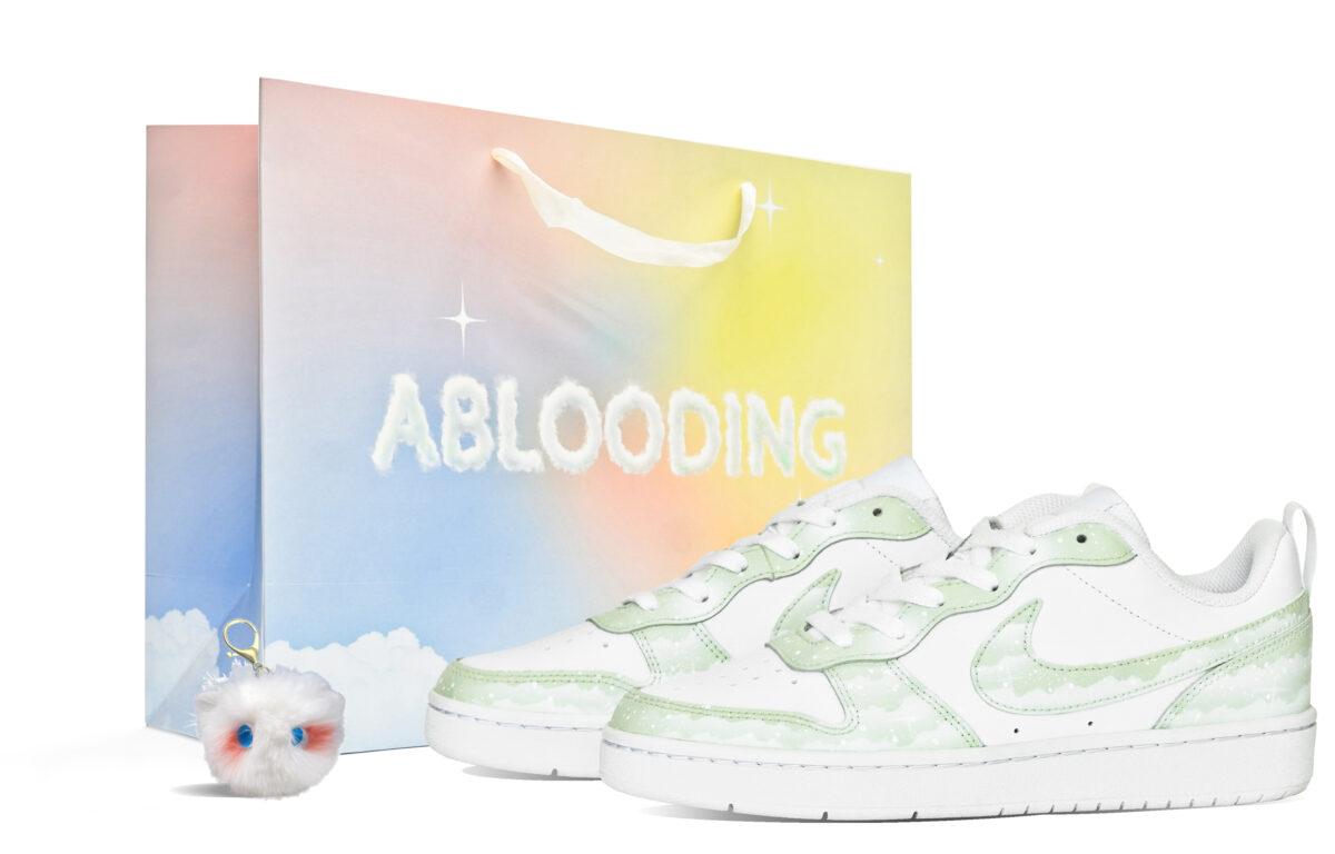

Кеды унисекс Nike Court Borough ABLOODING GS белые 37.5 EU, Белый, Court Borough ABLOODING GS