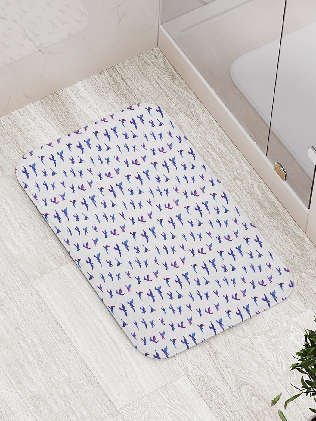 

bath_66160 Коврик противоскользящий для ванной, сауны, бассейна, 77х52 см