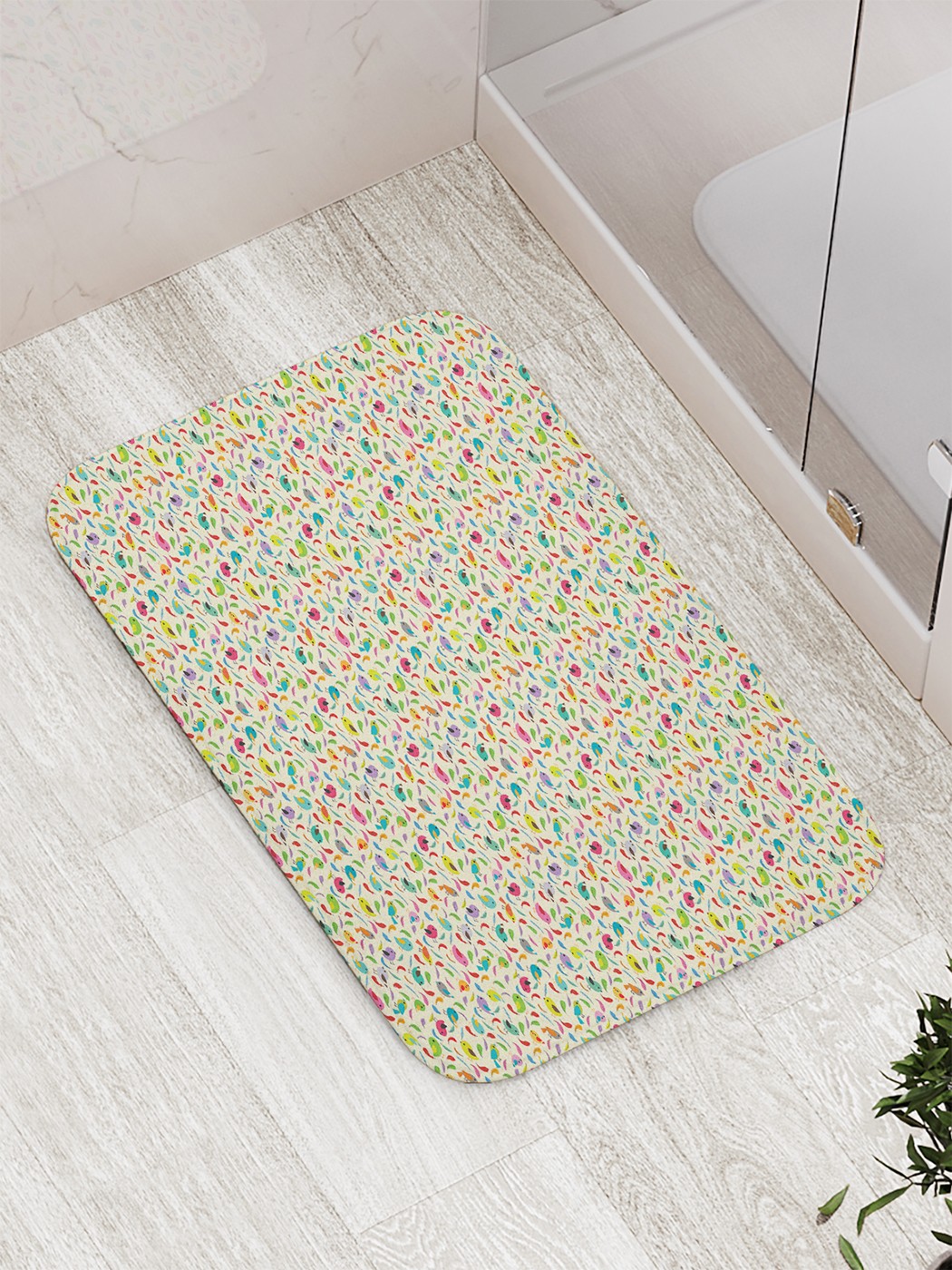 

bath_66155 Коврик противоскользящий для ванной, сауны, бассейна, 77х52 см