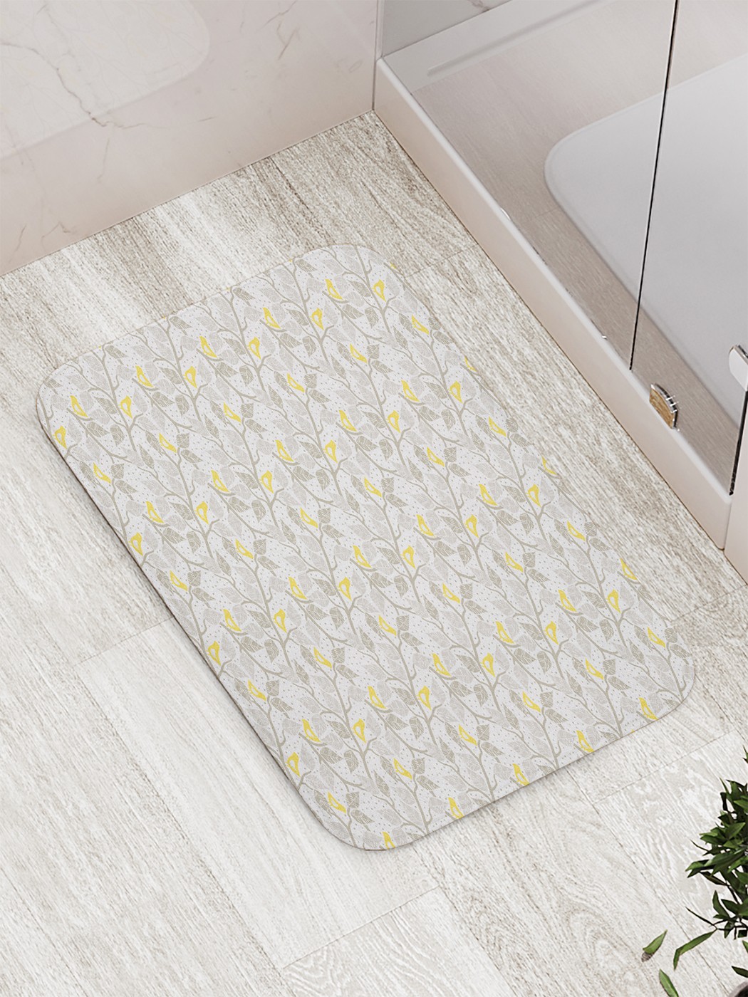 

bath_66154 Коврик противоскользящий для ванной, сауны, бассейна, 77х52 см