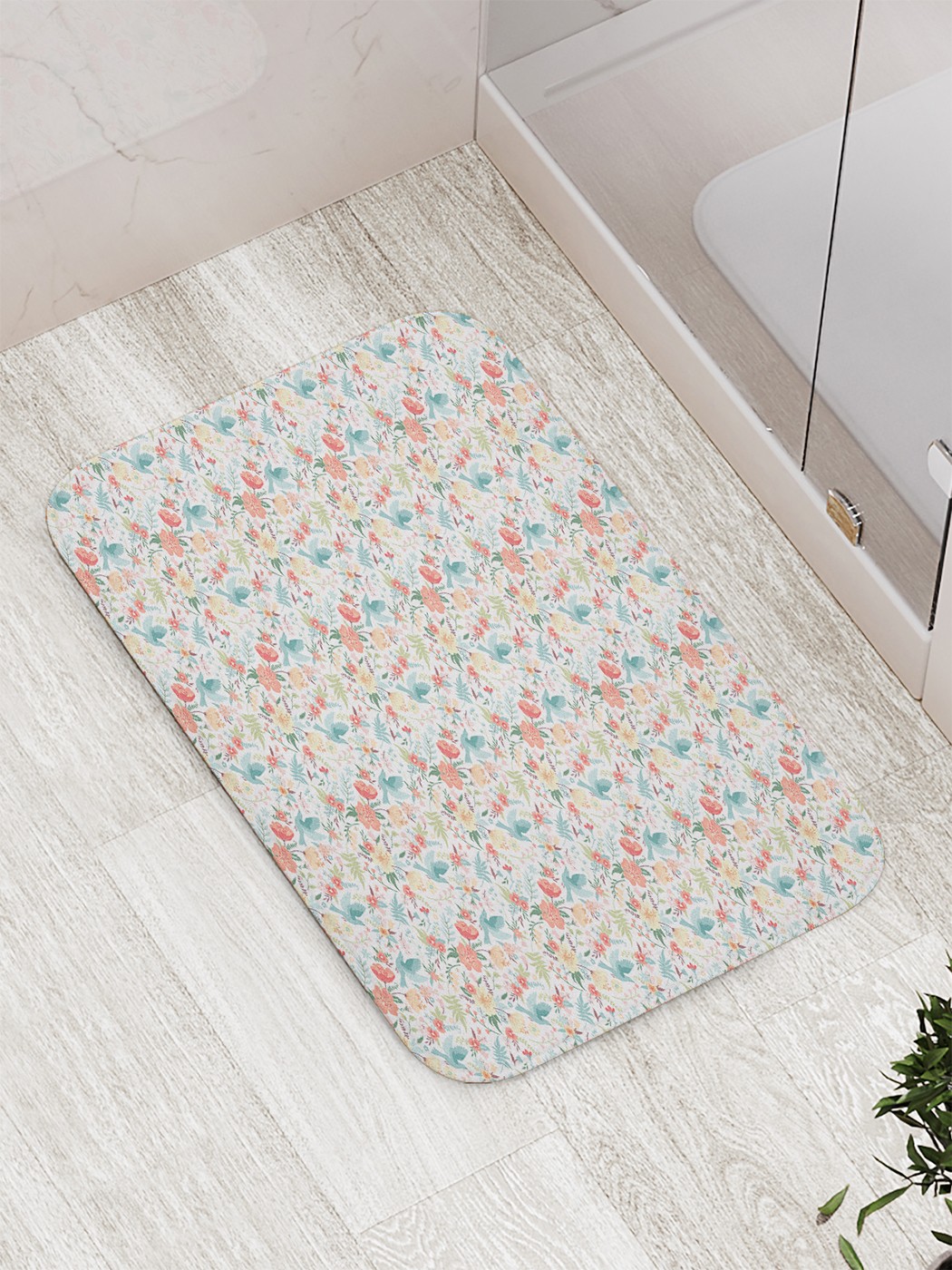 

bath_66144 Коврик противоскользящий для ванной, сауны, бассейна, 77х52 см