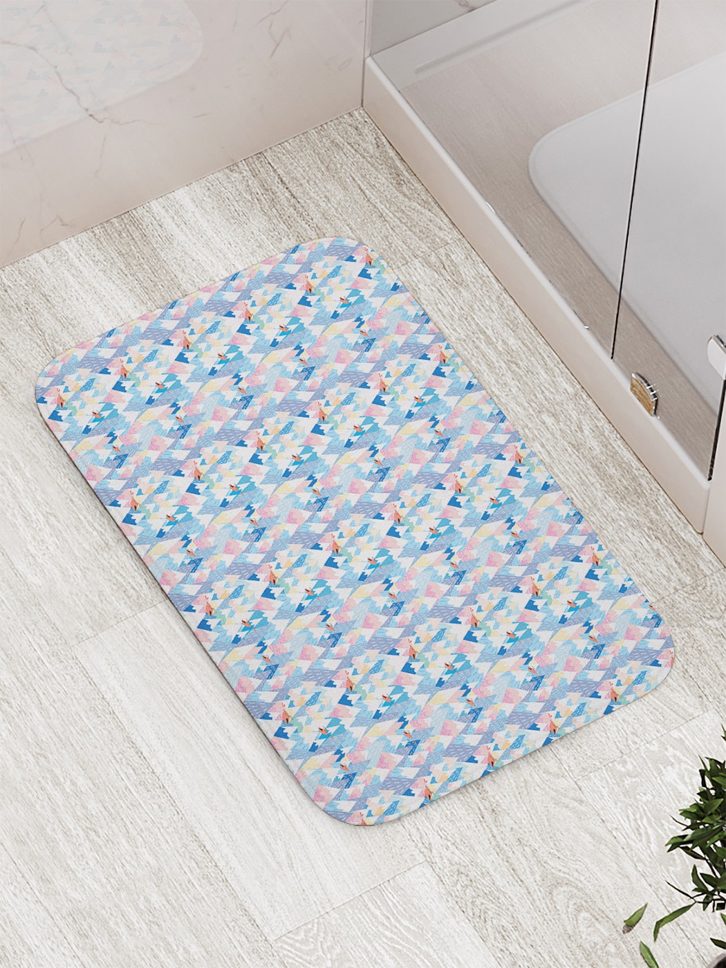 

bath_66140 Коврик противоскользящий для ванной, сауны, бассейна, 77х52 см