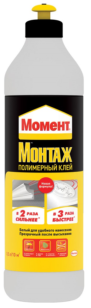 фото Клей момент монтаж полимерный, 500 мл хенкель, henkel