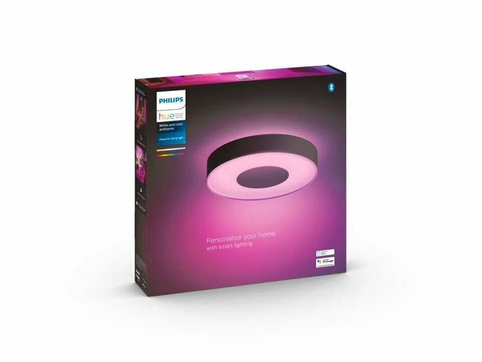 

Умная лампочка Philips 20 Вт (915005997301), Infuse M White and Color Ambiance