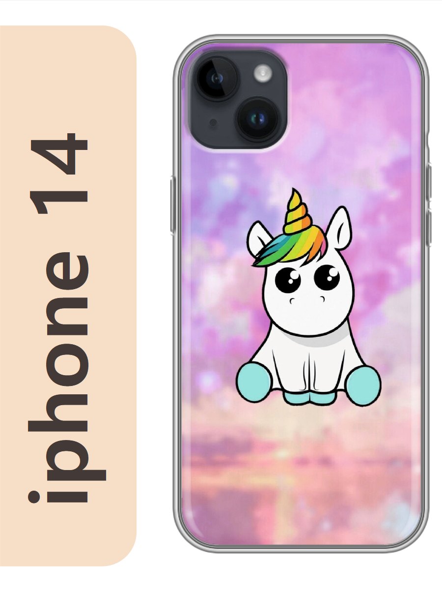 

Чехол на Apple Iphone 14 единорог 497, Iph14erog