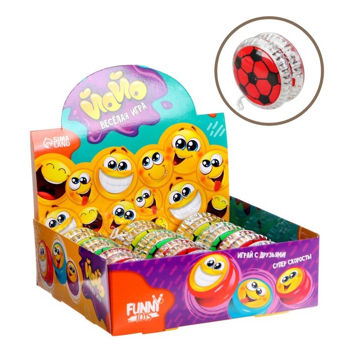 

Йо-йо Funny Toys Футбол световой в ассортименте 1143954