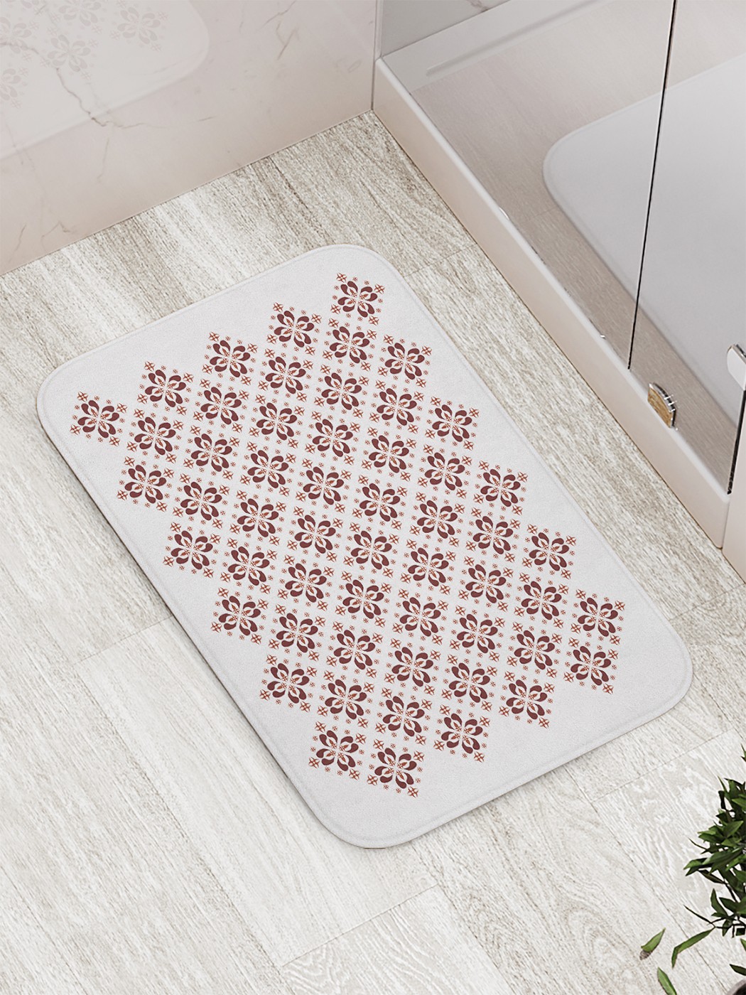 

bath_66039 Коврик противоскользящий для ванной, сауны, бассейна, 77х52 см