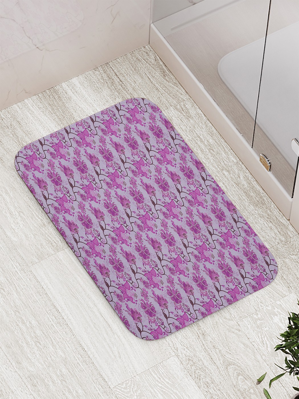 

bath_66037 Коврик противоскользящий для ванной, сауны, бассейна, 77х52 см