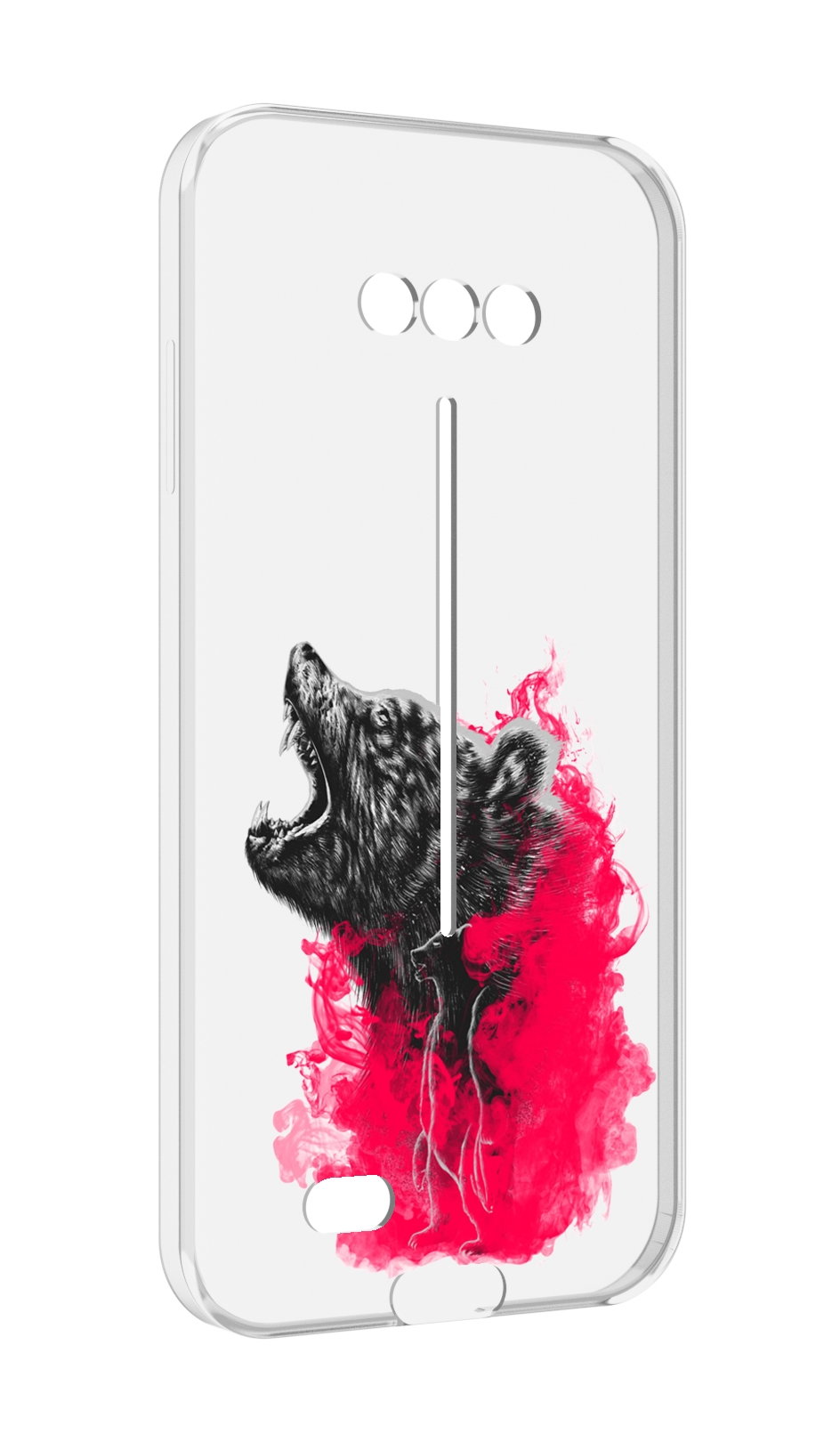 

Чехол MyPads медведь в дымке для Doogee S41/S41 Pro противоударный, Tocco