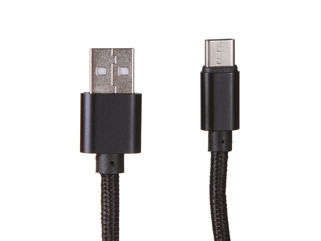 фото Кабель media gadget usb - type-c вилка-вилка м (mgc005tbk)