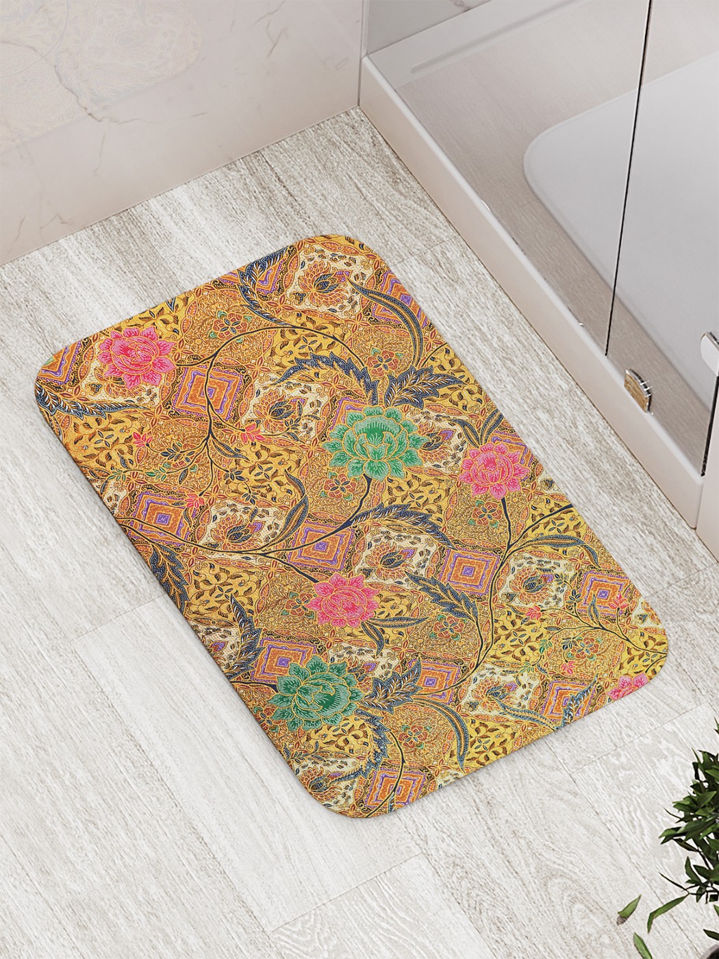 

bath_66012 Коврик противоскользящий для ванной, сауны, бассейна, 77х52 см