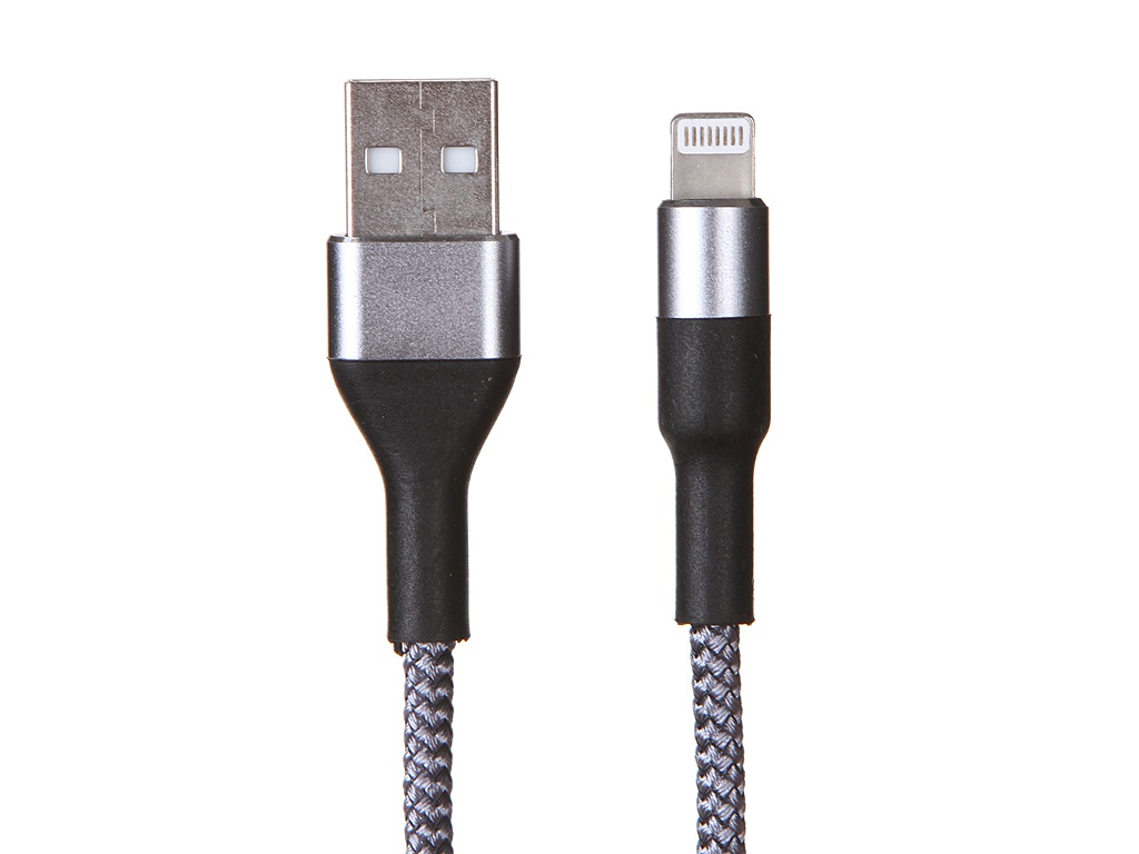 фото Кабель media gadget usb type a - lightning вилка-вилка м (mgc038nsl)