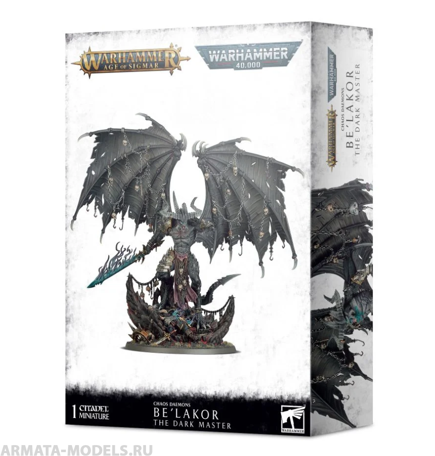 

Набор Games Workshop демоны хаоса темный лорд Белакор