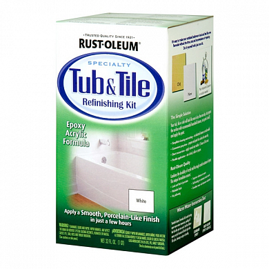 фото Эмаль для ванн и кафельной плитки rust-oleum specialty tub & tile refreshing kit