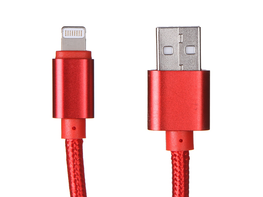 фото Кабель media gadget usb type a - lightning вилка-вилка м (mgc012trd)