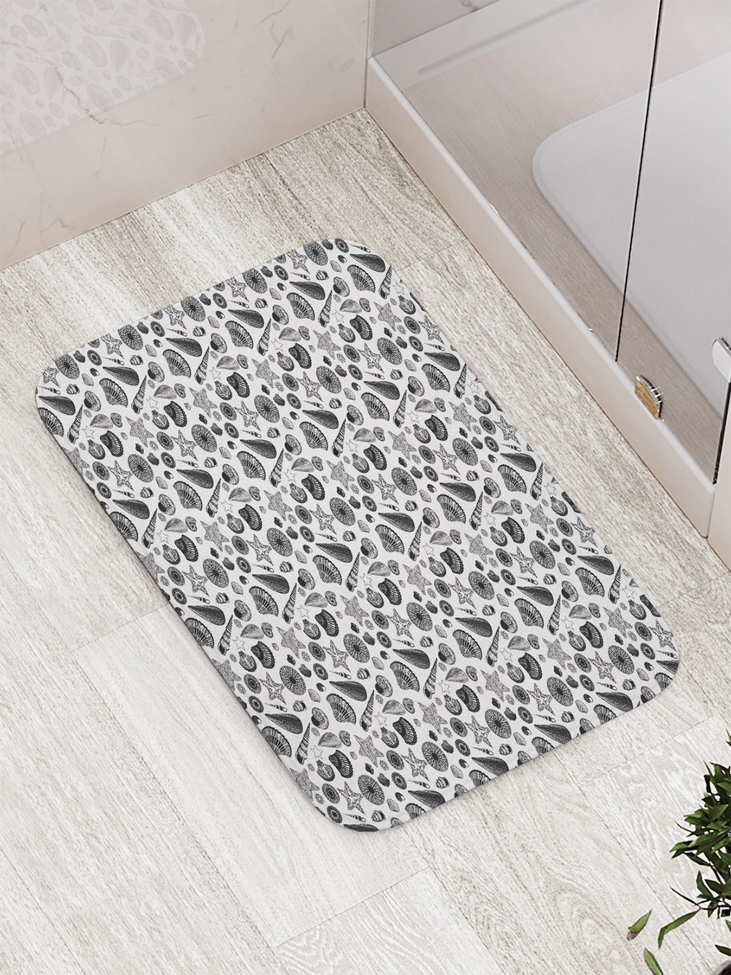 

bath_65933 Коврик противоскользящий для ванной, сауны, бассейна, 77х52 см