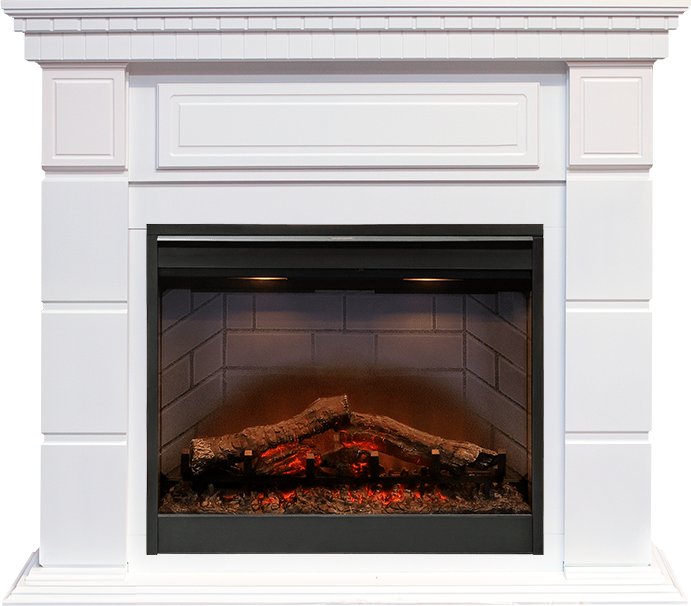 

Каминокомплект Portland - Белый с очагом Symphony 26'' DF2608-INT