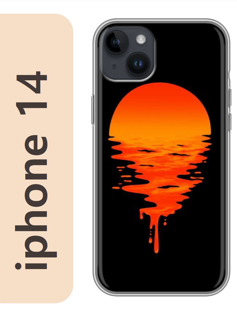 

Чехол на Apple Iphone 14 закат 339, Прозрачный, Iph14rzne