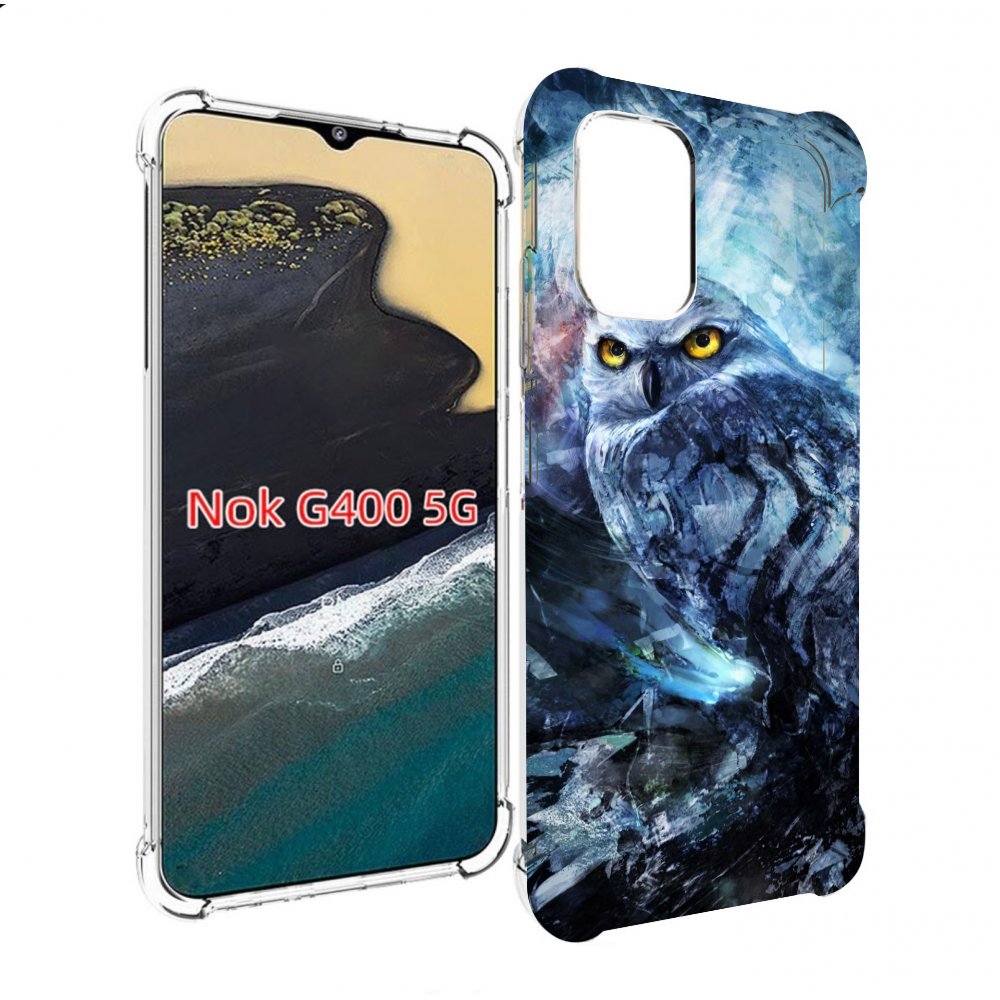 

Чехол MyPads замороженная-сова для Nokia G400 5G, Прозрачный, Tocco
