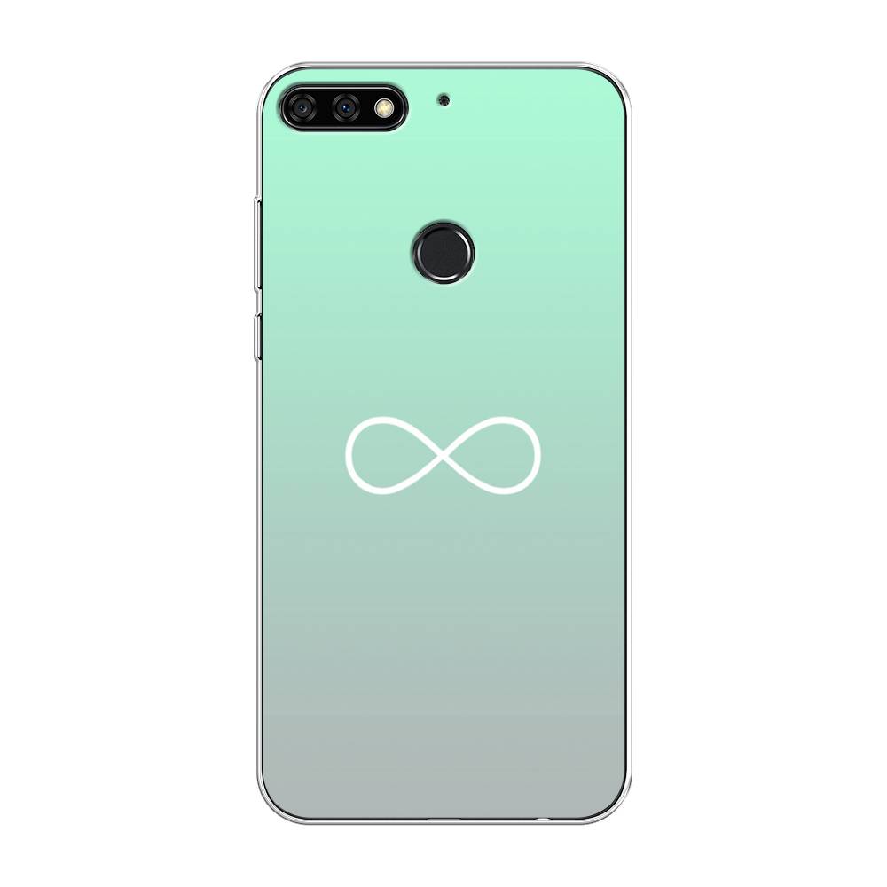 

Чехол Awog на Huawei Y7 Prime 2018 "Бесконечность от Тиффани", Голубой, 66450-4
