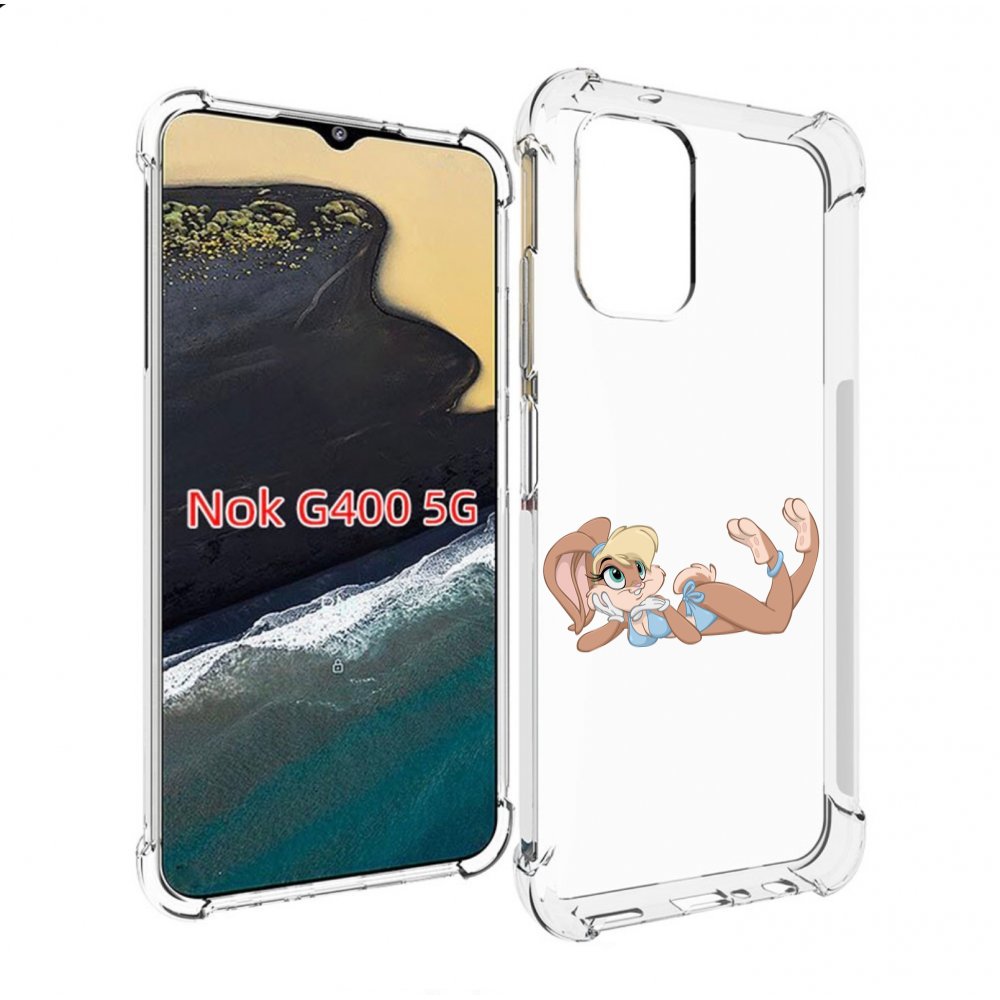 

Чехол MyPads зайка-в-купальнике для Nokia G400 5G, Прозрачный, Tocco