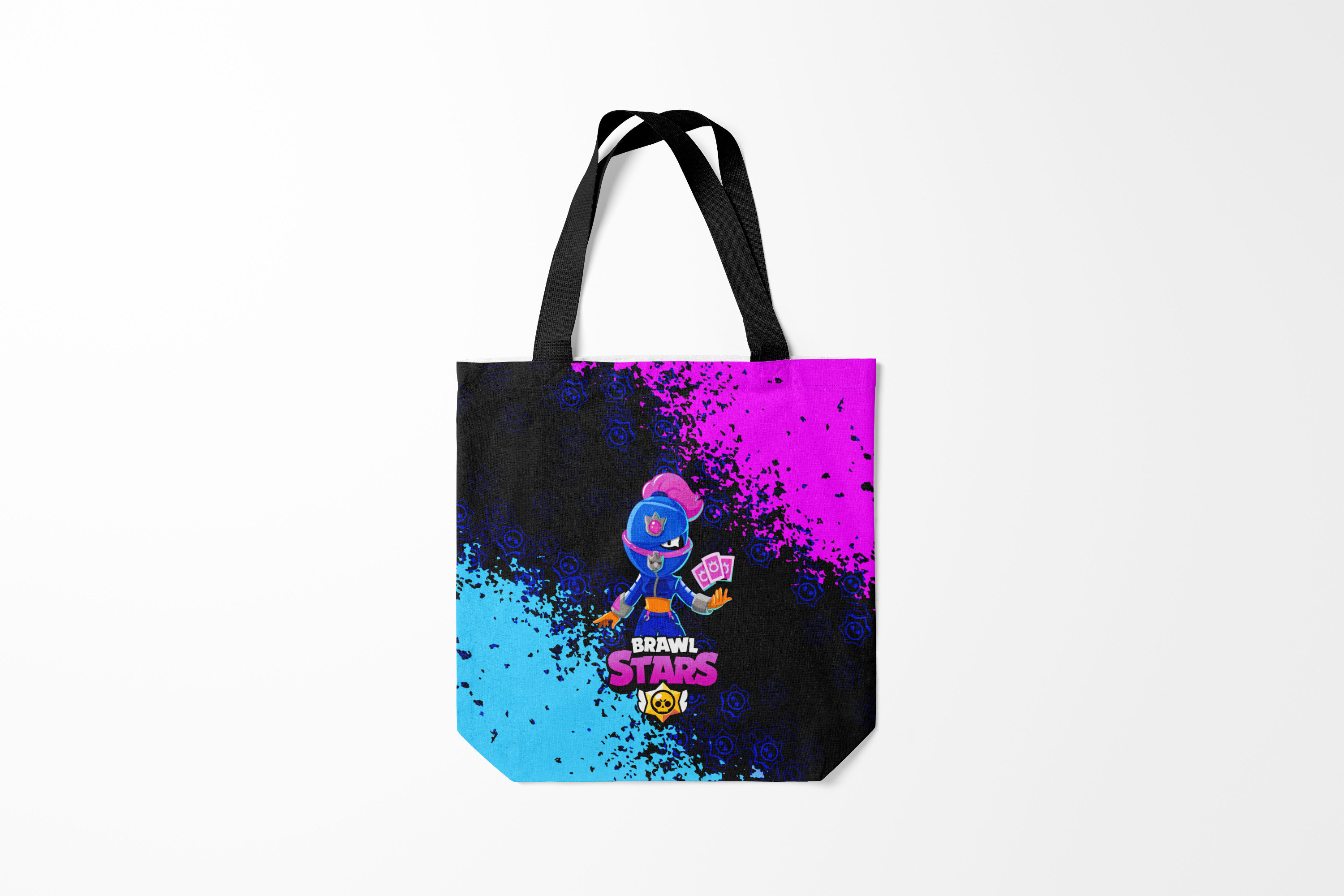 

Сумка шoппер унисекс Burnettie Brawl Stars TARA., черный, Brawl Stars TARA.