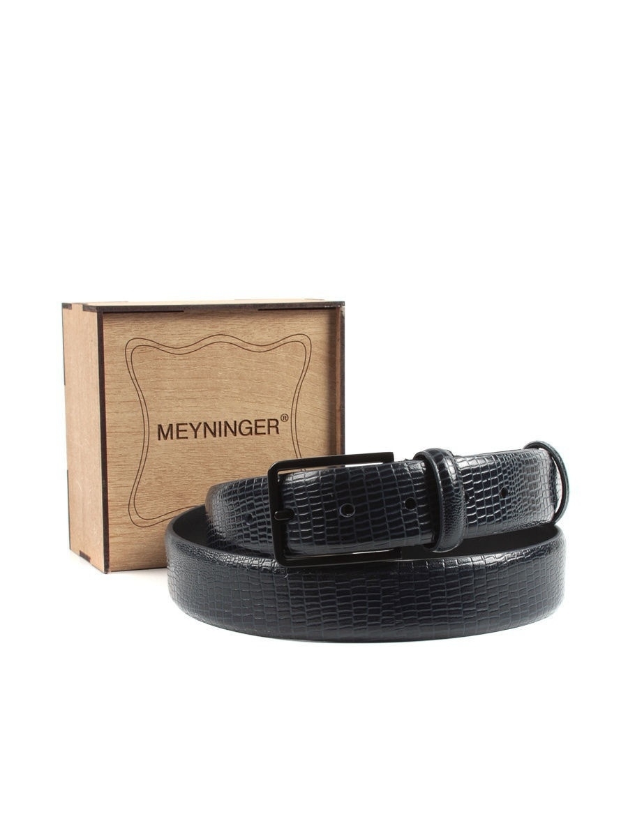 

Ремень мужской MEYNINGER РН-4605, синий, РН-4605