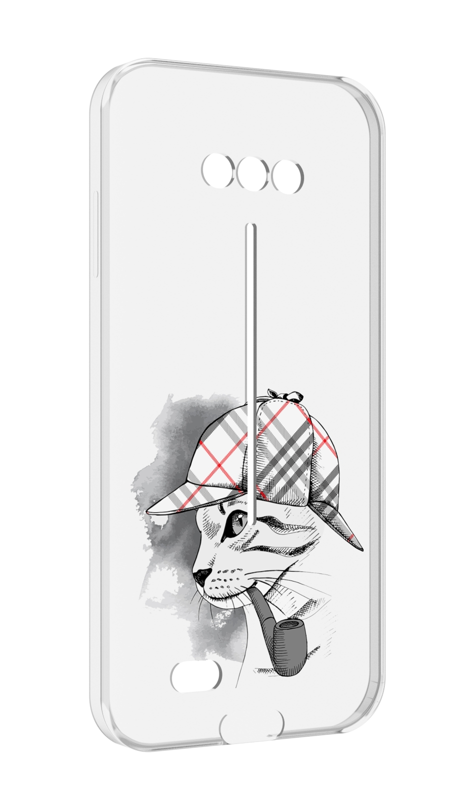

Чехол MyPads кошка с трубкой для Doogee S41/S41 Pro противоударный, Tocco