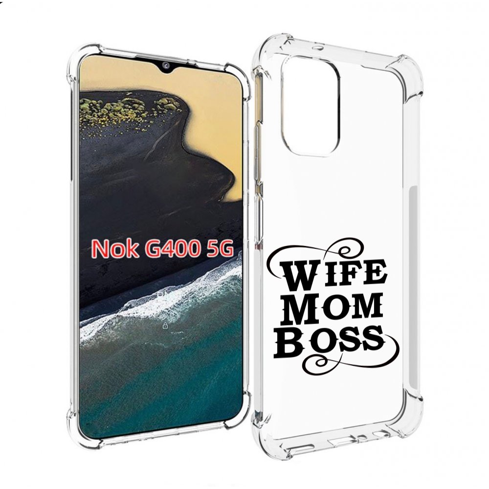 

Чехол MyPads жена-мама-босс для Nokia G400 5G, Прозрачный, Tocco
