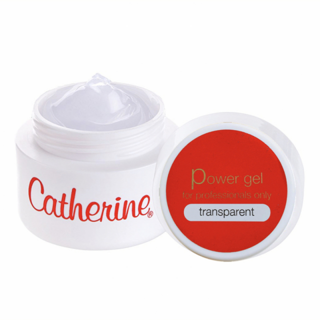 фото Моделирующий гель catherine uv/led power gel transparent, 18 мл