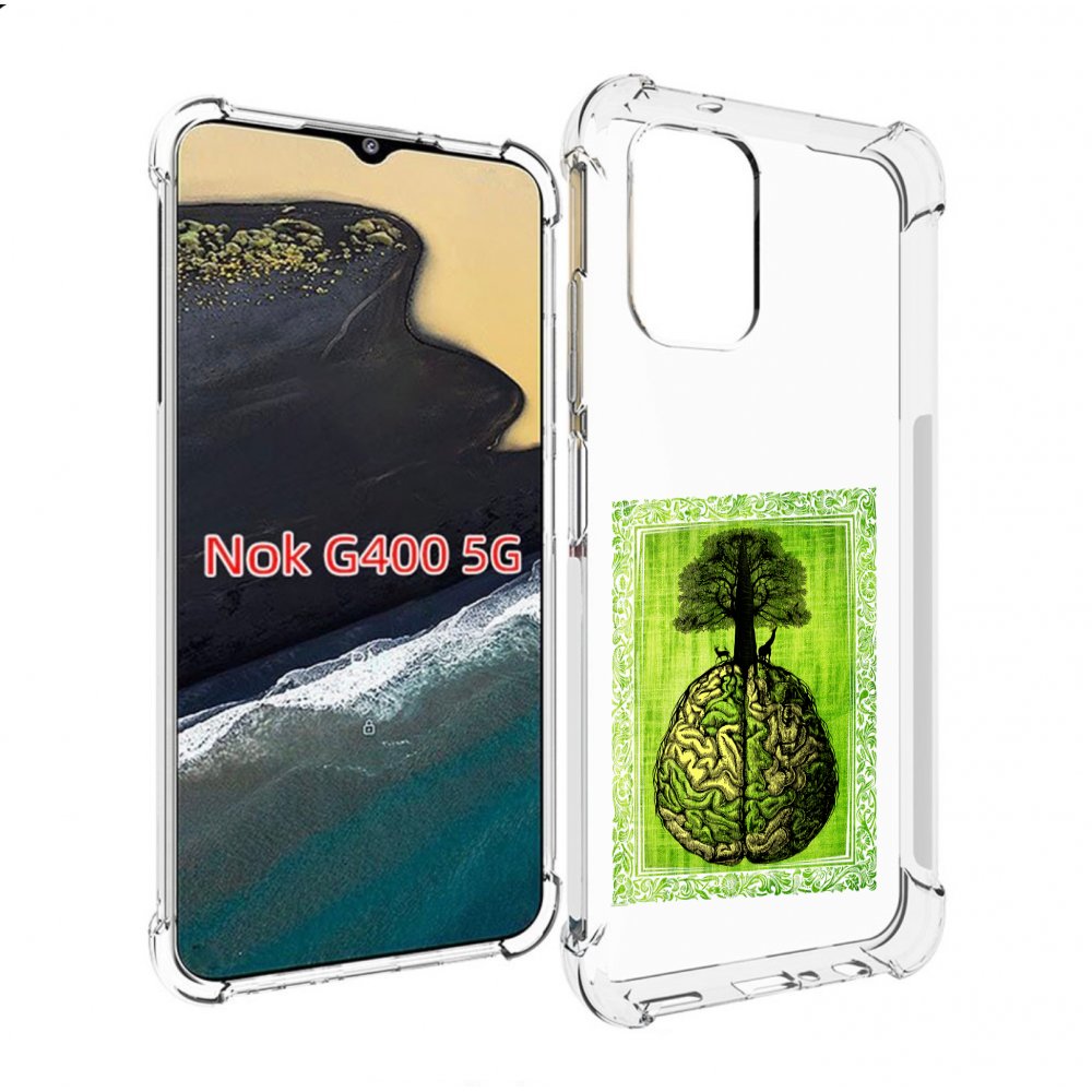 

Чехол MyPads абстракция здоровый мозг для Nokia G400 5G, Прозрачный, Tocco