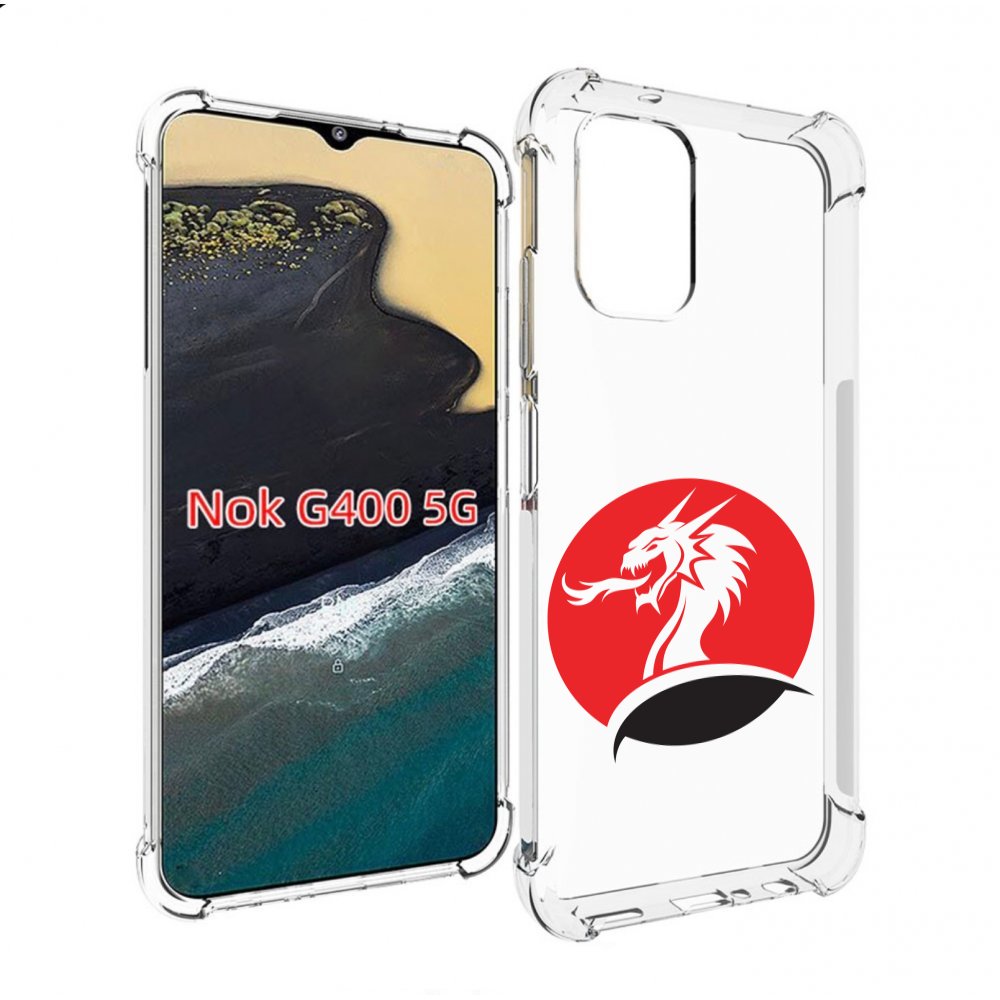 

Чехол MyPads дракон-рисунок для Nokia G400 5G, Прозрачный, Tocco